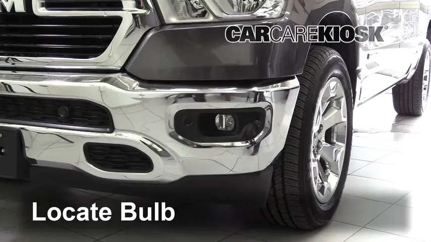 2019 Ram 1500 Big Horn 5.7L V8 Crew Cab Pickup Lights Fog Light (replace bulb)